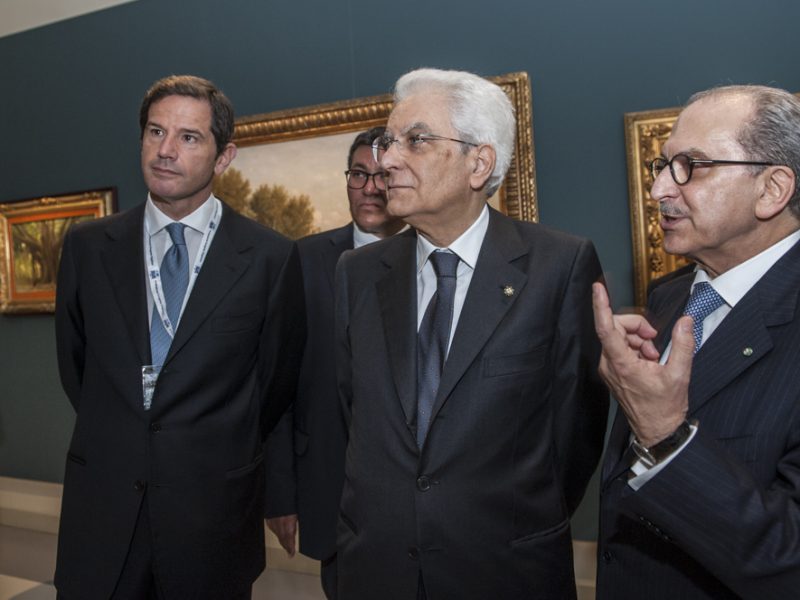 20 giugno 2015, inaugurazione Villa Zito alla presenza del Presidente della Repubblica, Sergio Mattarella